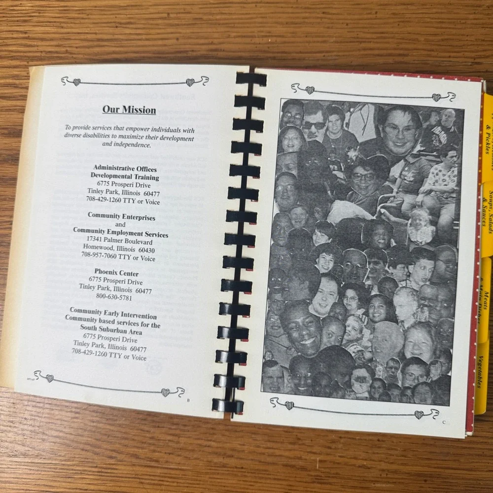 SCS Southwest‎ Community Services Cookbook 2007 Bound Chicago IL Recipe Book